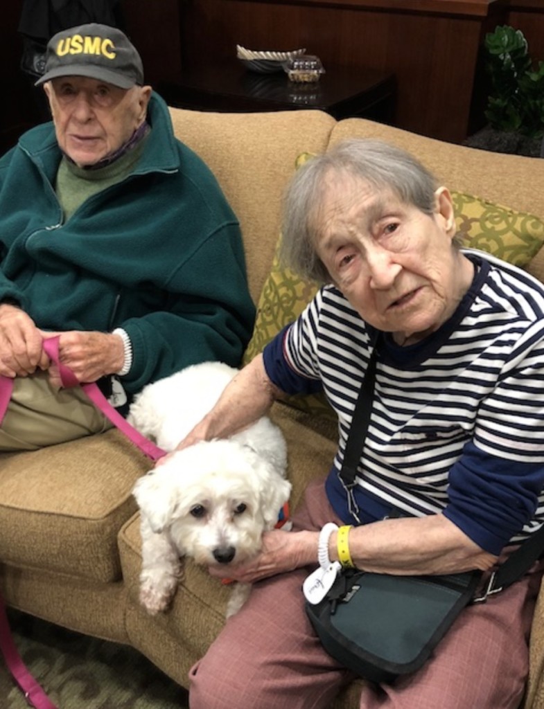 atria west 86 therapy dog and seniors