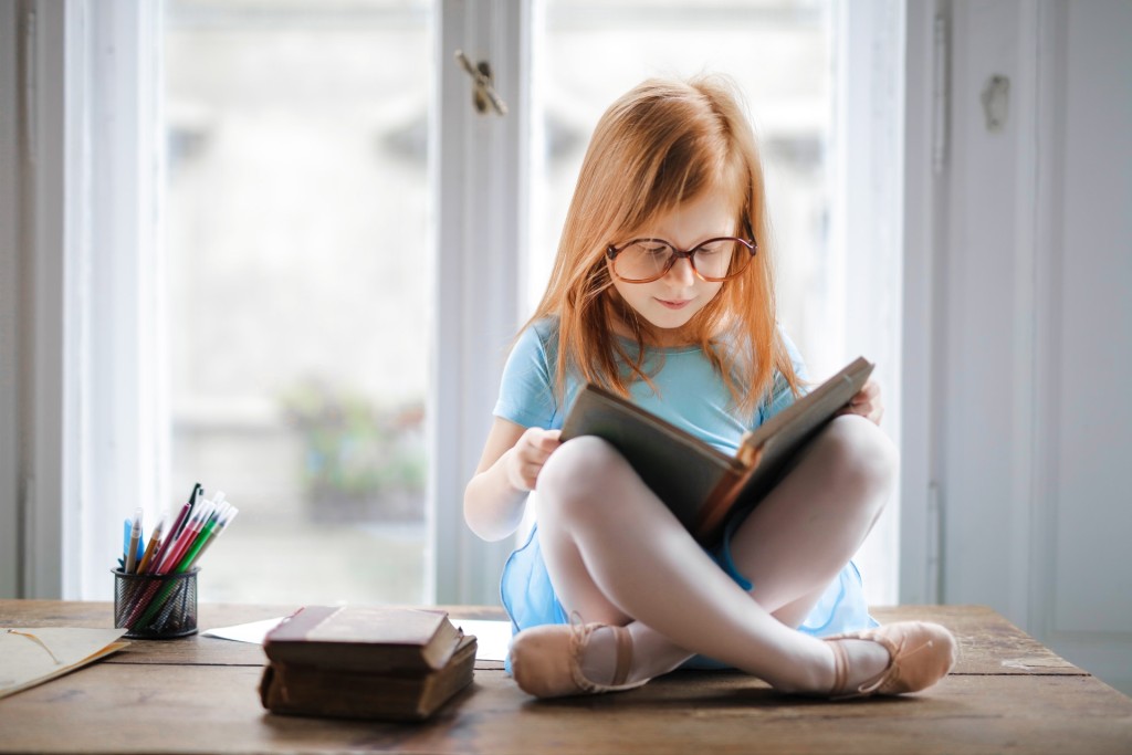 child reading